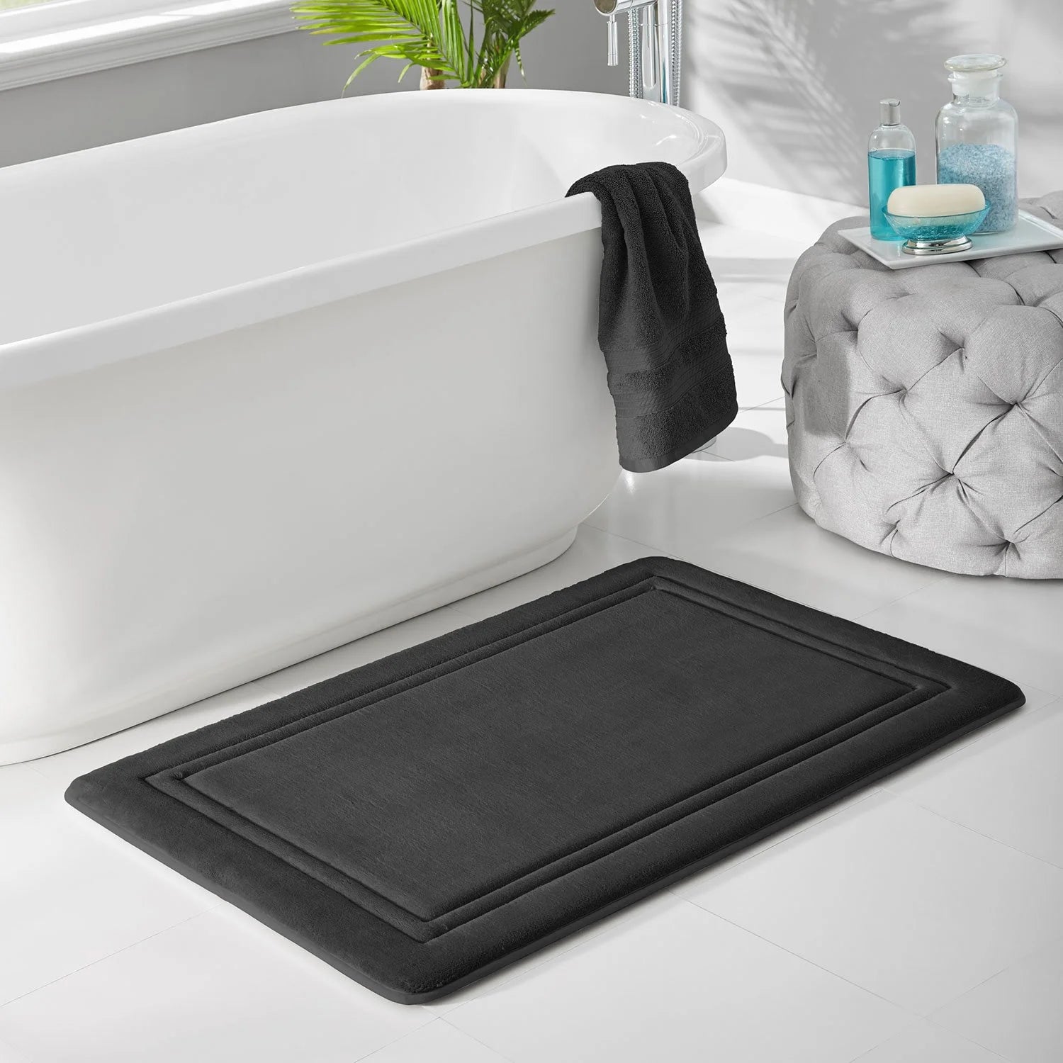 Member's Mark Quick-Dry Memory Foam Bath Mat, 24" x 36" - Bellso